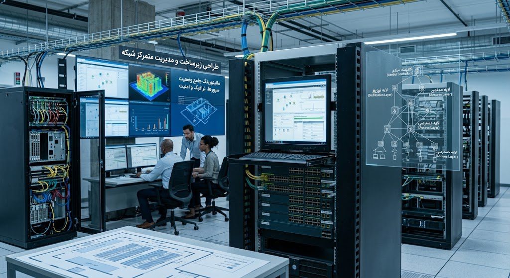 محیط اداری و سیستم نظارت تصویری