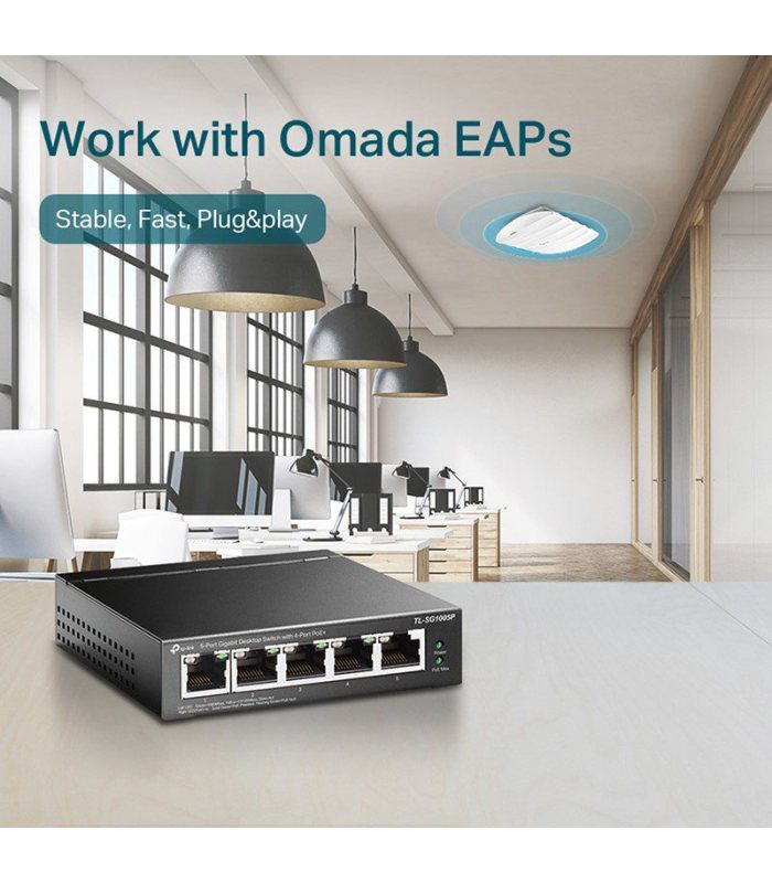 سوئیچ PoE تی پی لینک TL-SF1005P