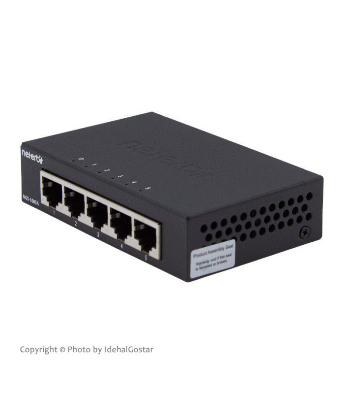 سوئیچ شبکه 5 پورت گیگابیتی نتربیت NGS-1005A سوئیچ شبکه 5 پورت گیگابیتی نتربیت NGS-1005A