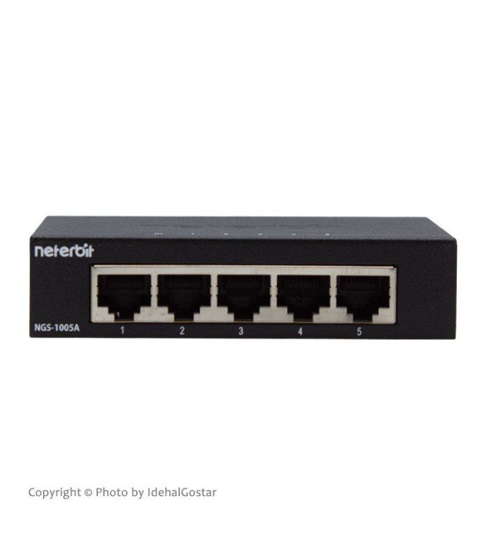 سوئیچ شبکه 5 پورت گیگابیتی نتربیت NGS-1005A سوئیچ شبکه 5 پورت گیگابیتی نتربیت NGS-1005A