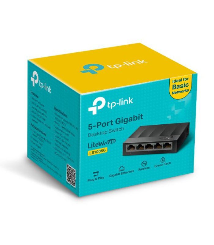 سوئیچ شبکه گیگابیتی 5 پورت تی پی لینک LS1005G