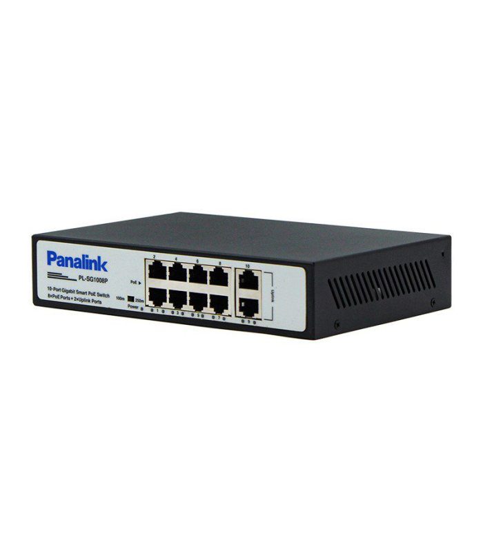سوئیچ 8 پورت PoE گیگابیتی پانالینک مدل PL-SG1008P سوئیچ 8 پورت PoE گیگابیتی پانالینک مدل PL-SG1008P
