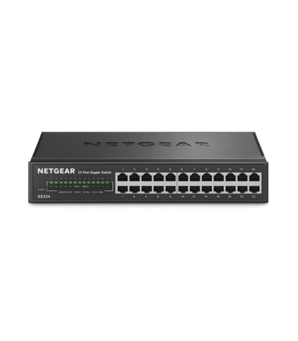 Netgear GS324v2 | سوئیچ ۲۴ پورت گیگابیت غیرمدیریتی (Unmanaged)