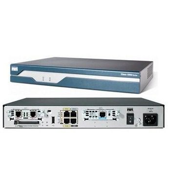 روتر سیسکو مدلCisco 1841 | دو پورت Fast Ethernet و اسلات‌های HWICWIC
