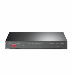 سوئیچ ۱۰ پورت گیگابیت دسکتاپ با ۸ پورت PoE+ و ۱ پورت SFP — TP-Link TL-SG1210MP