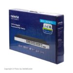 سوئیچ شبکه 24 پورت +PoE نتربیت مدل NGS F1028P A
